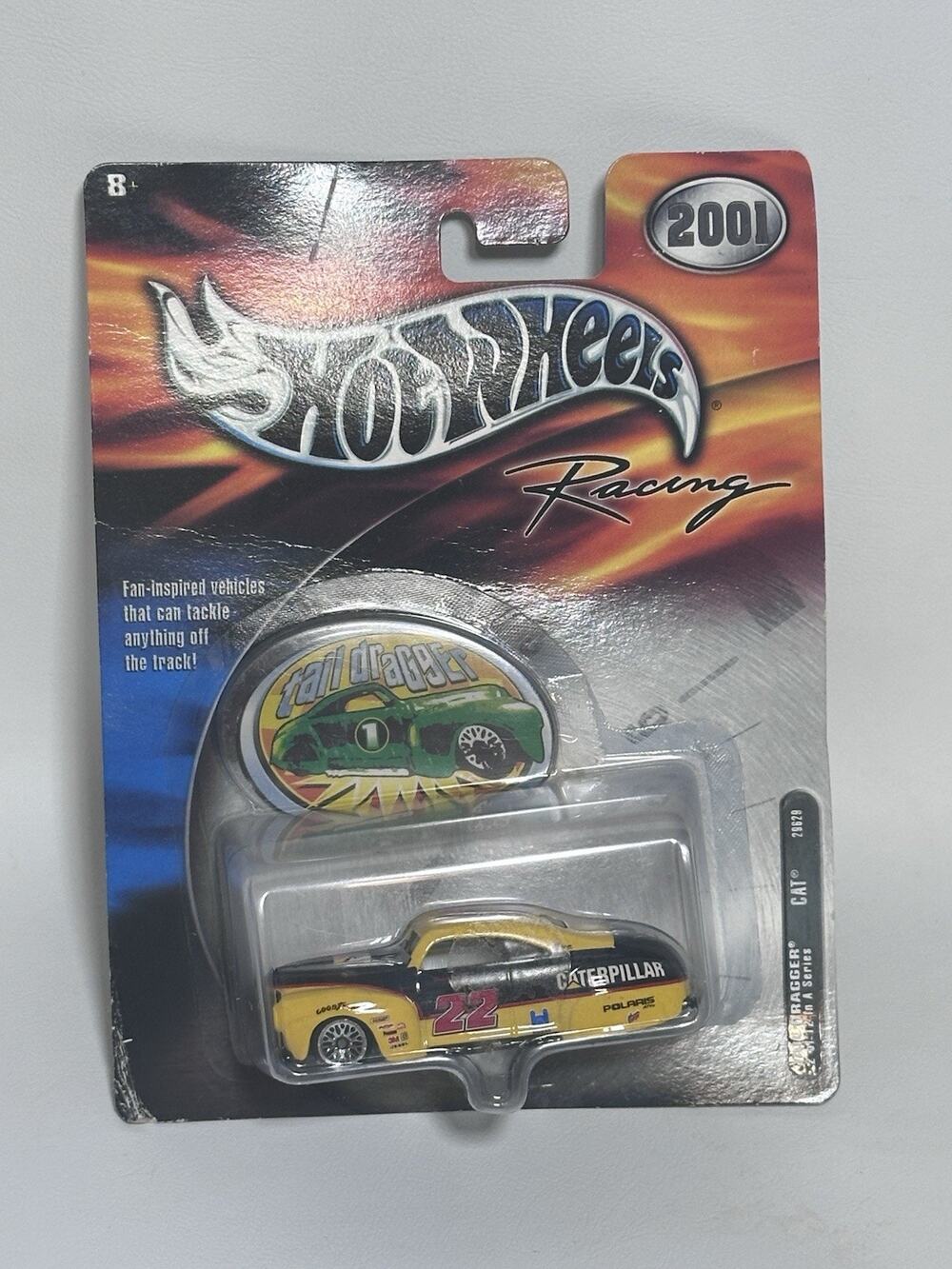 Hot Wheels 2001 Racing Tail Dragger Caterpillar #2 of 12 A Series 1/64 Scale NIP